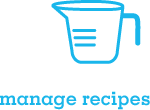 manage recipes